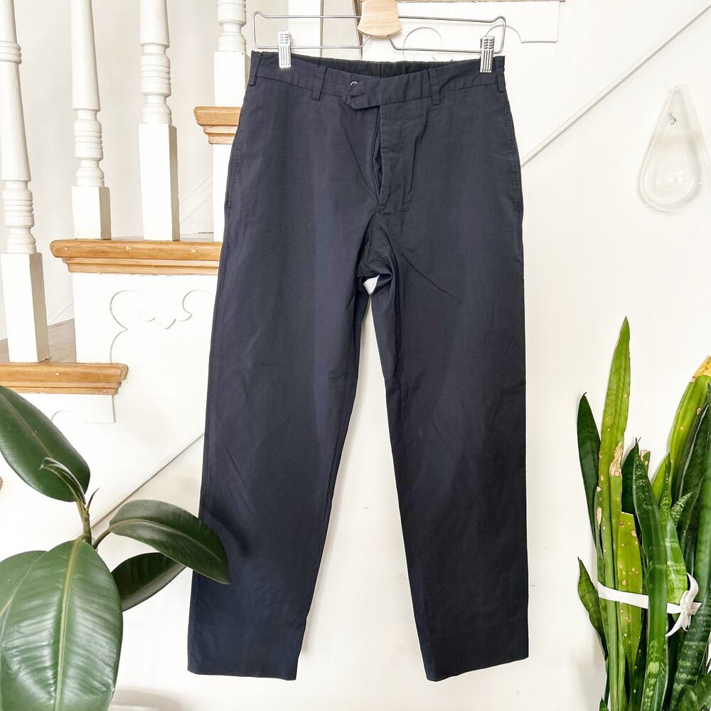 Cerruti 1881 Men's Charcoal Gray Straight Leg Dress Pants Size M